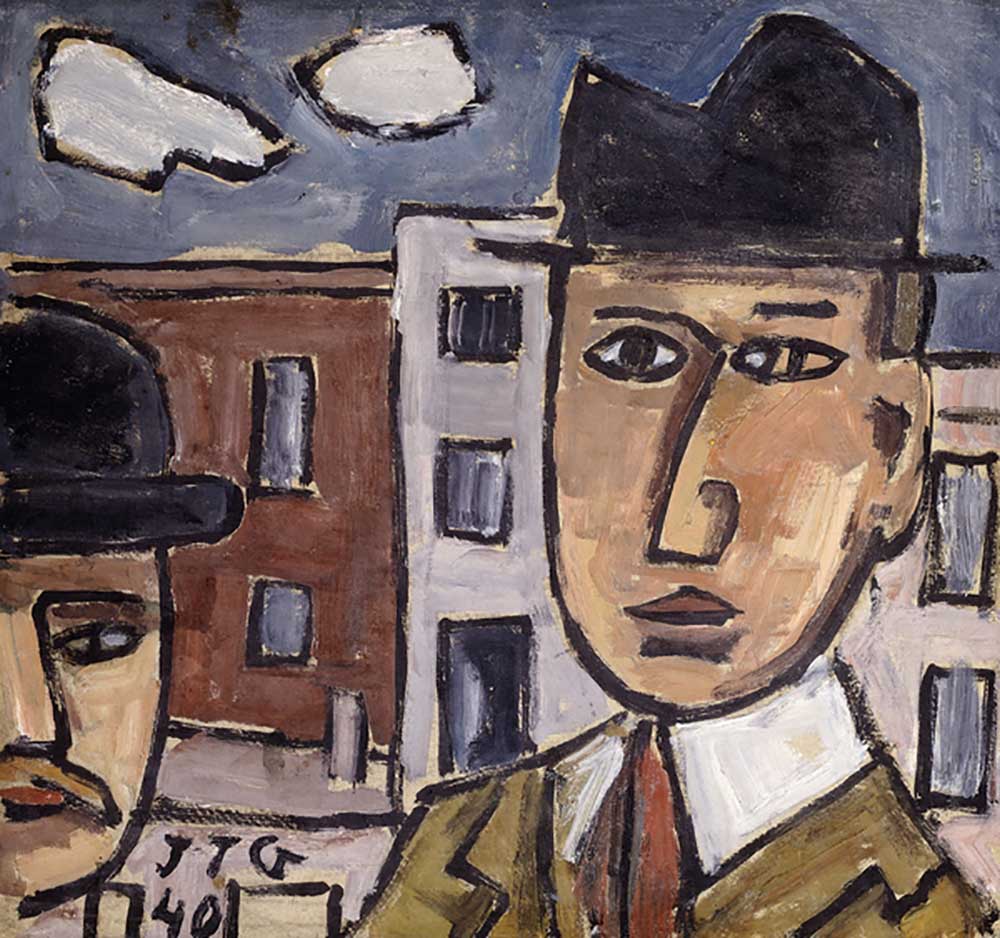 Man with Hat; Hombre con Sombrero, 1940 de Joaquin Torres-Garcia