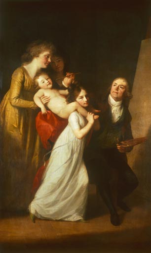 Joh.Friedr.Aug.Tischbein, Familienbild de Joh. Friedrich August Tischbein