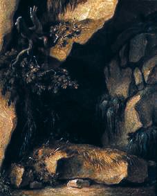 Rock cave de Joh. Heinrich Wilhelm Tischbein
