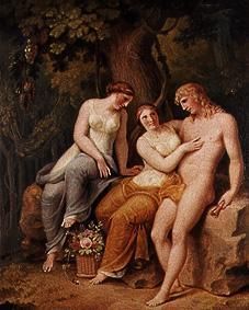 Shepherd and two shepherdesses de Joh. Heinrich Wilhelm Tischbein