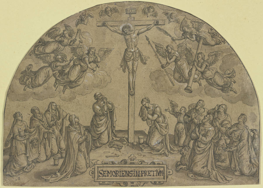 Crucified Christ de Johan Wierix