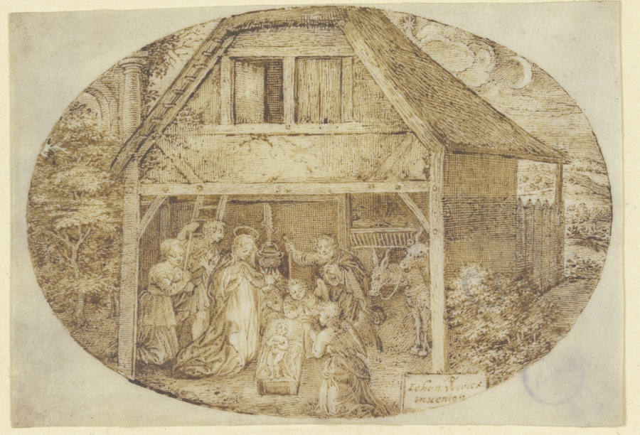 The Nativity de Johan Wierix