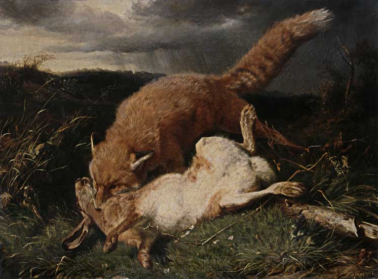 Fox and Hare de Johann Baptist Hofner