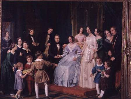 The Neuss Family de Johann Baptist Joseph Bastine
