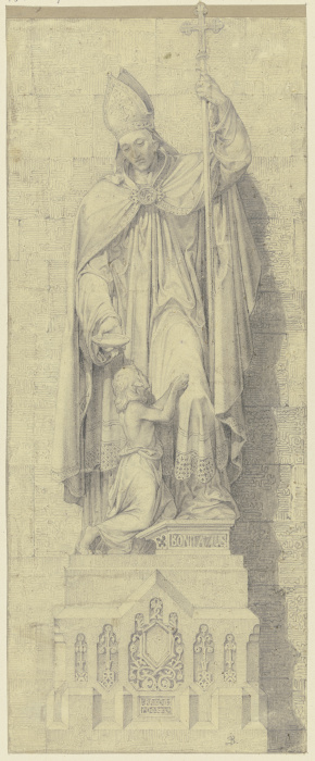 Statue des Heiligen Bonifazius de Johann Baptist Scholl d. J.