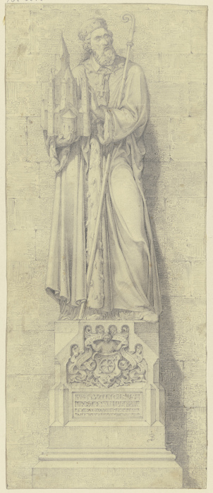 Statue des Heiligen Willigis de Johann Baptist Scholl d. J.