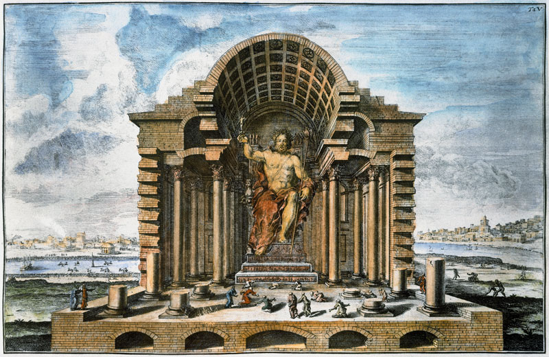 Zeustemple , Olympia de Johann Bernhard Fischer von Erlach