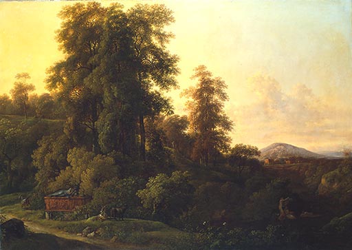 Arkadische Landschaft de Johann Christian Klengel