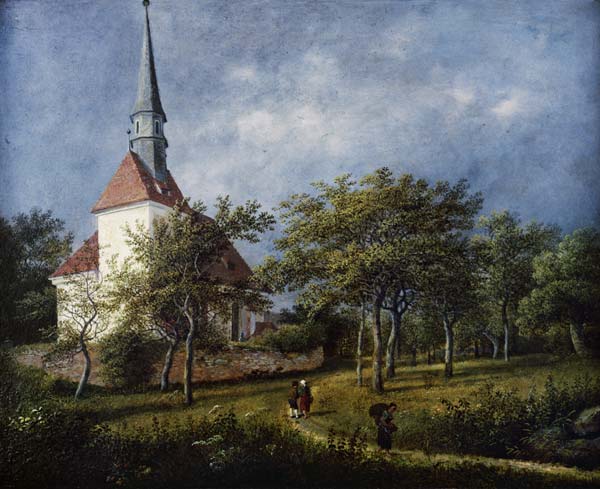 Dorfkirche von Plauen. de Johann Christian Klengel