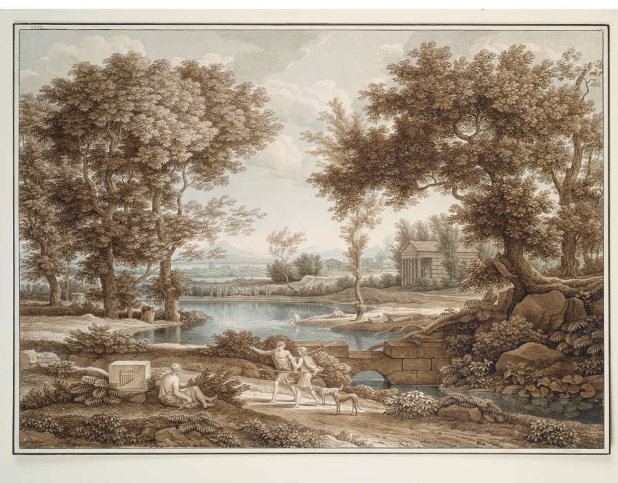 Heroic landscape de Johann Christian Reinhart