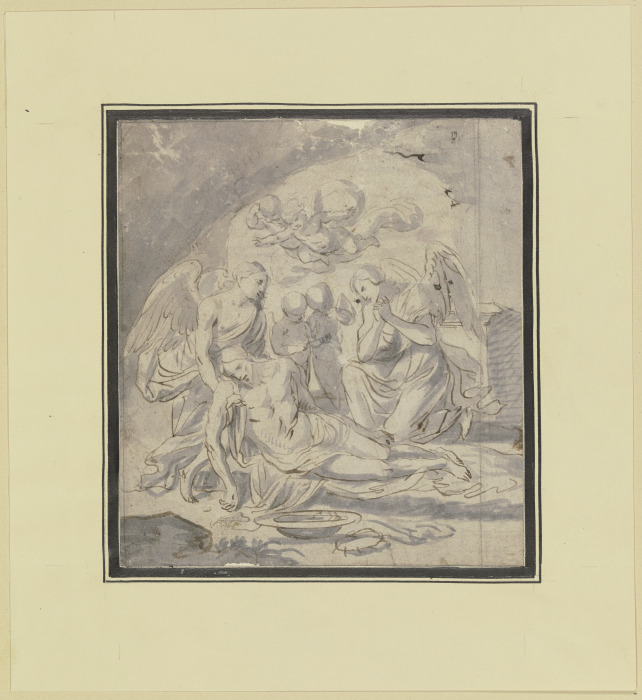 Engel klagen über dem Leichnam Christi de Johann Christoph Storer