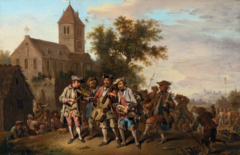 Village Musicians de Johann Conrad Seekatz