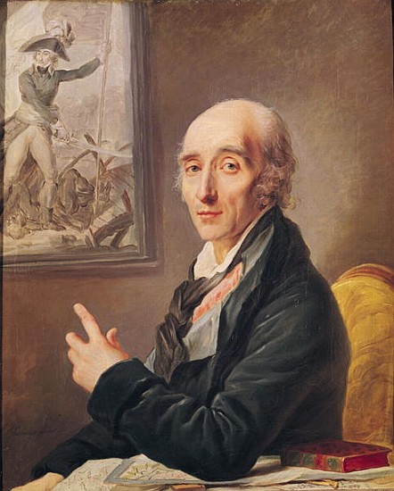 Portrait of Marshal Pierre Francois Charles Augereau (1757-1816) de Johann Ernst Heinsius