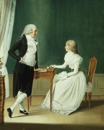 Buergerliches Ehepaar de Johann Friedrich Leberecht Reinhold