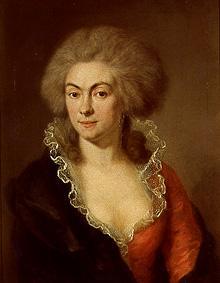 Countess Maria Theresia of Laly pink de Johann Georg Edlinger