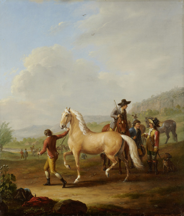 Horse Market de Johann Georg Pforr