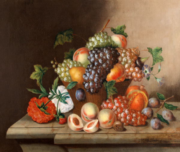 Fruit still life de Johann Georg Seitz