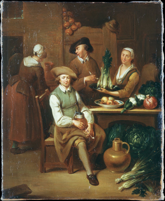 Kitchen Interior de Johann Gerlach Lambert