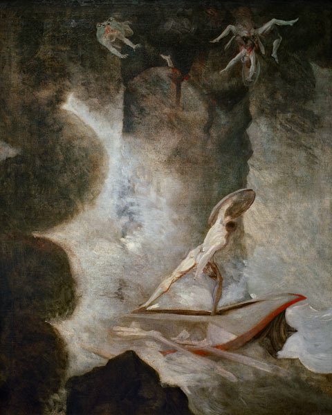 Ulysses between Skylla and Charybdis de Johann Heinrich Füssli