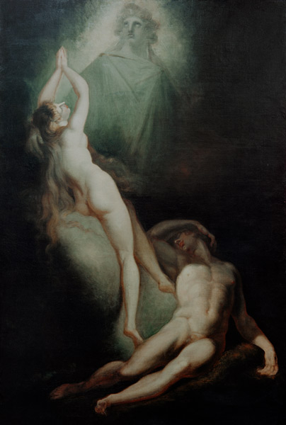 The creation of Eve de Johann Heinrich Füssli