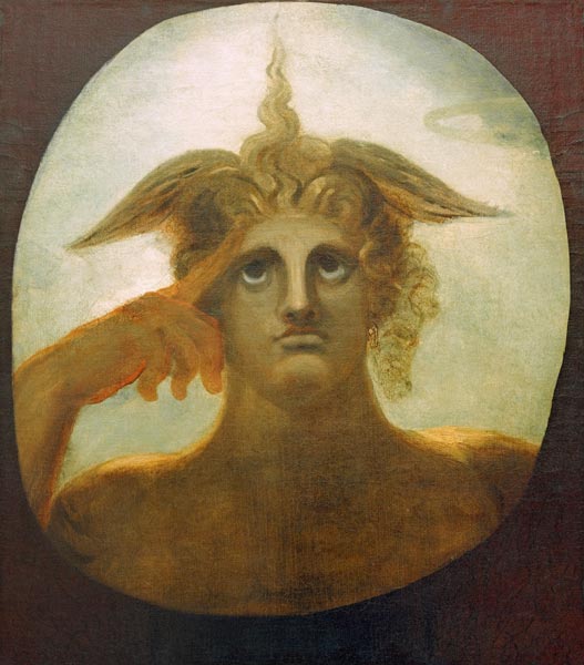 Head of Satan de Johann Heinrich Füssli