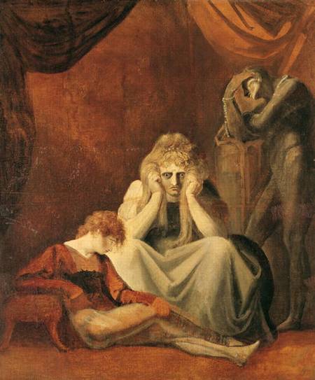 'Here I and Sorrow Sit' Act II Scene I of 'King John'  1783 de Johann Heinrich Füssli