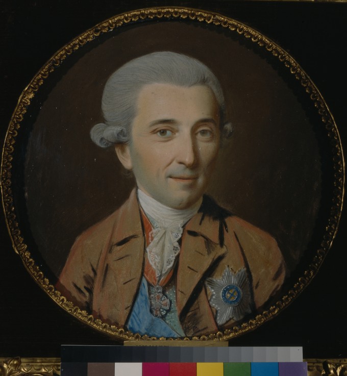 Portrait of Prince Nikolay Ivanovich Saltykov (1736-1816) de Johann Heinrich Schmidt