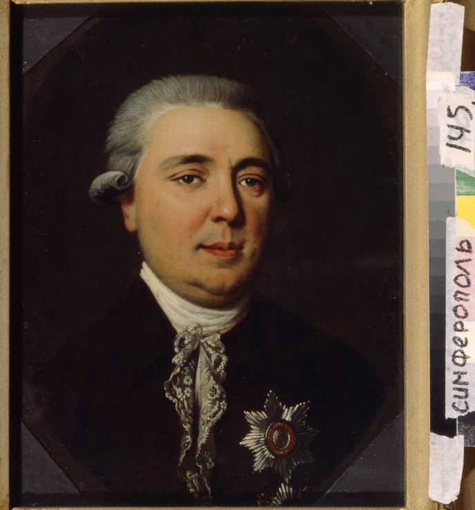 Portrait of Count Alexander Romanovich Vorontsov (1741-1805) de Johann Heinrich Schmidt