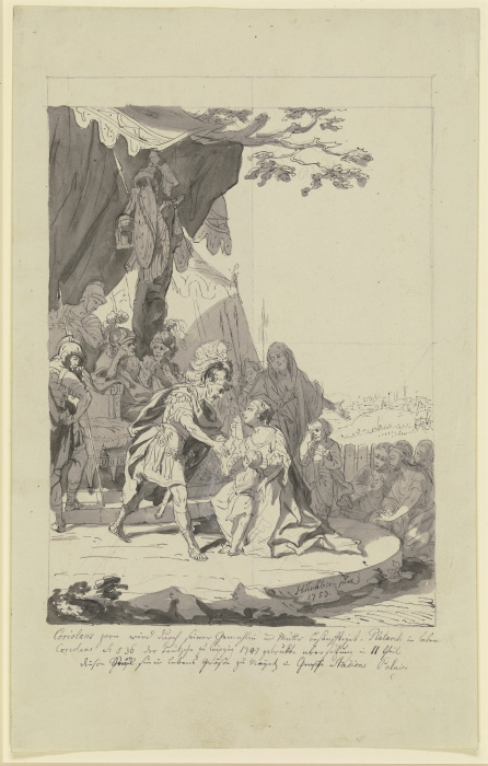 Coriolanuss wrath de Johann Heinrich Tischbein d. Ä.