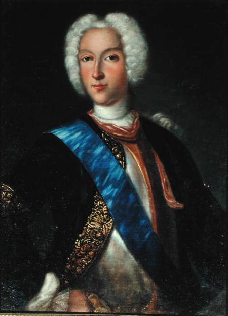 Portrait of Tsar Peter II (1715-1730) de Johann Heinrich Wedekind