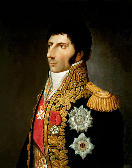 Portrait of Marshal Charles Jean Bernadotte (1763-1844) de Johann Jacob de Lose