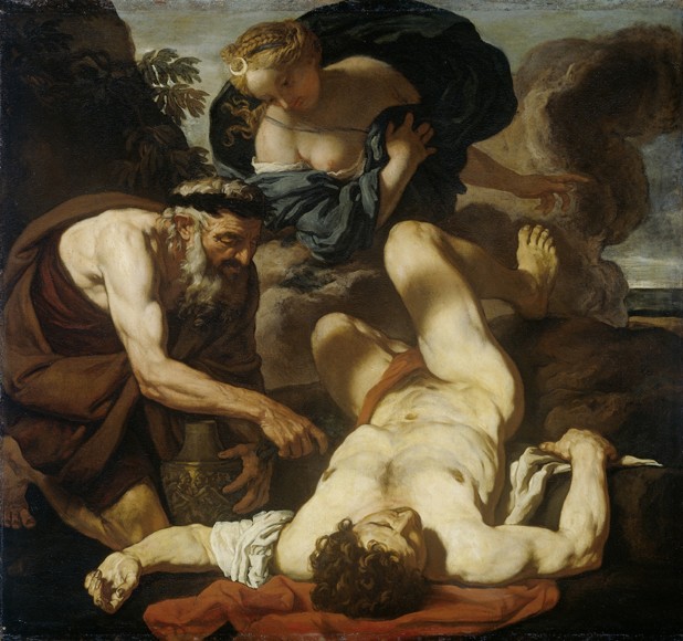 Selene and Endymion (The Death of Orion) de Johann Karl Loth