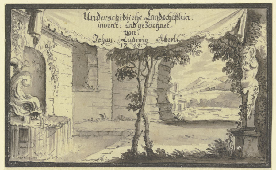 Title page de Johann Ludwig Aberli
