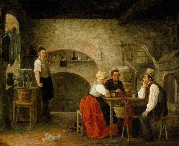 In the wine cellar de Johann Michael Neder