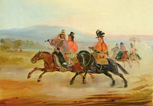 Chilean Riders de Johann Moritz Rugendas