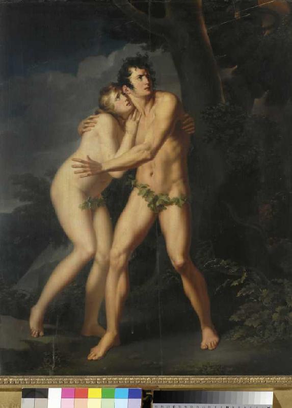 Adam und Eva de Johann Peter von Langer