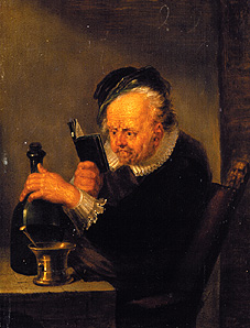 The reading chemist de Johann Peter von Langer