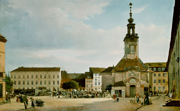Der Spittelmarkt de Johann Philipp Eduard Gaertner