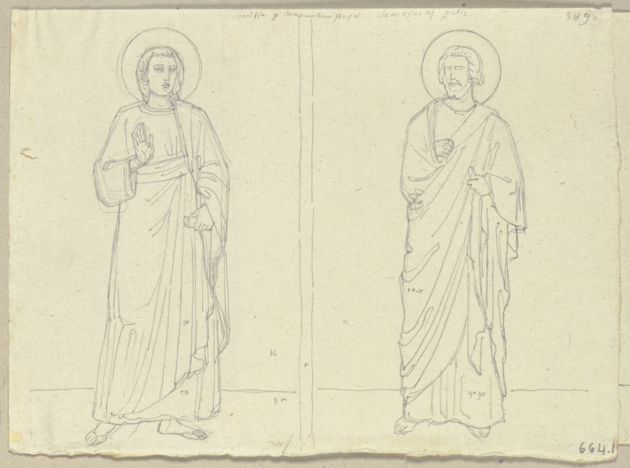 Heiligenbilder aus der Kapelle des heiligen Nikolaus in S. Francesco zu Assisi de Johann Ramboux