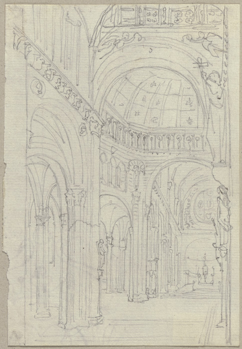 Innenraum des Doms zu Siena de Johann Ramboux