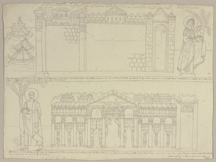 Nach verschiedenen Mosaiken in Ravenna de Johann Ramboux
