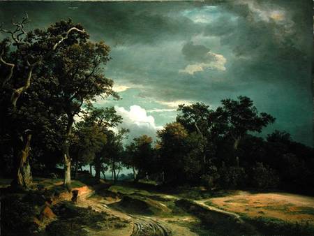 The Path on the Edge of the Wood de Johann Wilhelm Schirmer