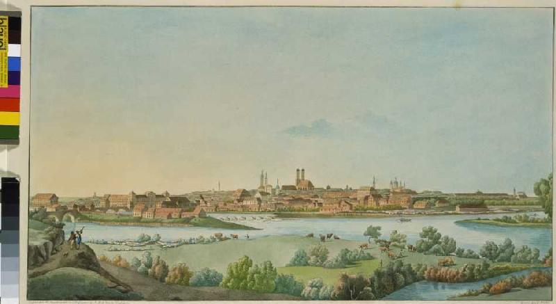 View of Munich to Lorenz Janscha de Johann Ziegler