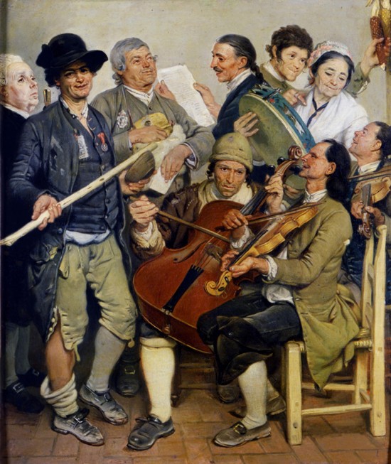 Musicians (La Scartocciata) de Johann Zoffani