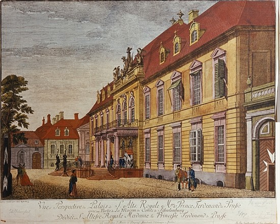 The Palace of Prince Ferdinand of Prussia, Berlin de Johann Carl Wilhelm Rosenberg