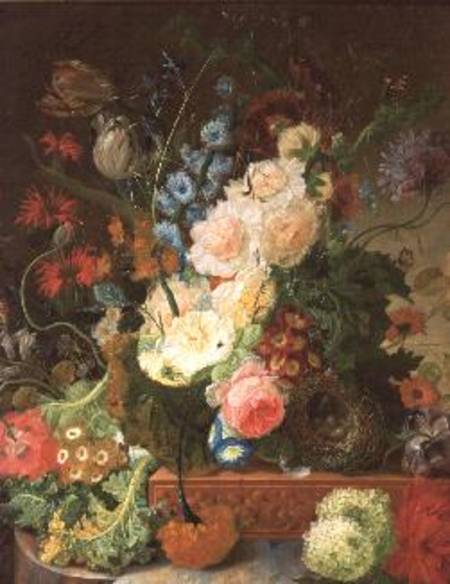 Still Life of Flowers de Johannes Hendrick Fredriks