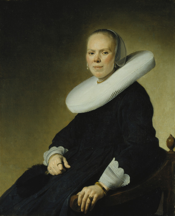Portrait of a Woman in an Armchair de Johannes Verspronck