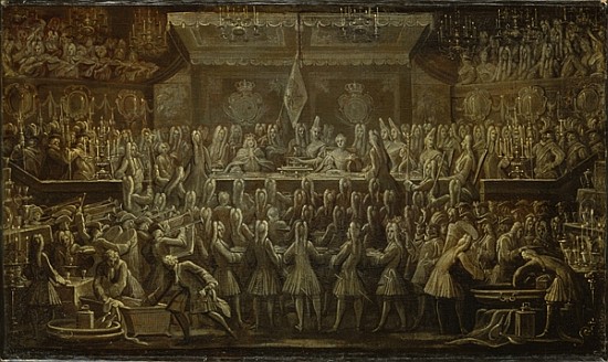 Prussian Coronation Dinner for Frederick I de Johann Friedrich Wentzel