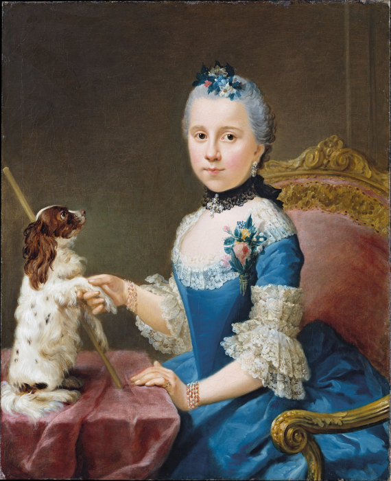 Portrait of Marie Sophie Friedericke von Holzhausen de Johann Georg Ziesenis