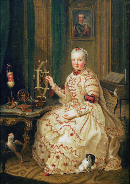 Maria Elisabeth Auguste von der Pfalz de Johann Georg Ziesenis